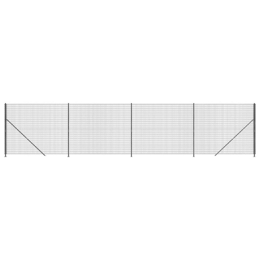 Cerca De Alambre Con Brida Gris Antracita 1,6x10 M / Vetonek_0