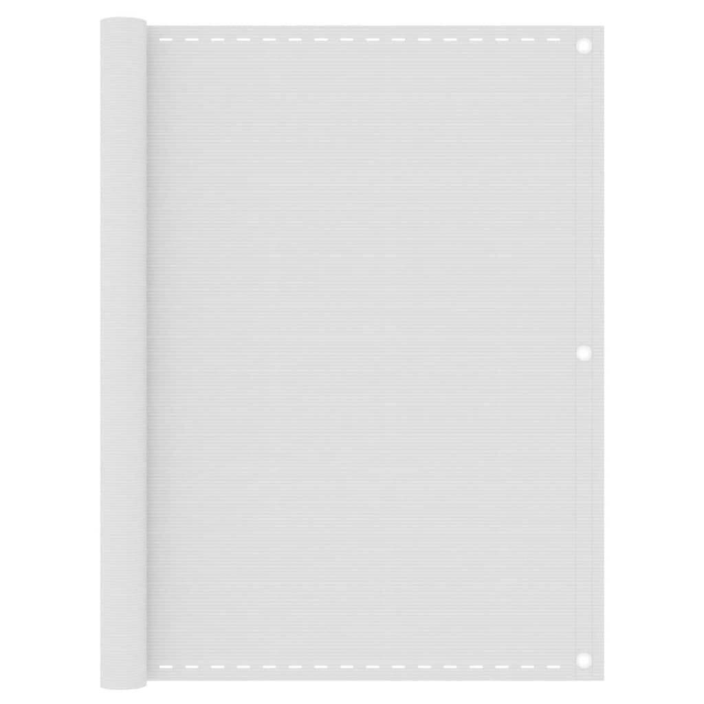 Vidaxl Toldo Para Balcón Hdpe Blanco 120x500 Cm_0
