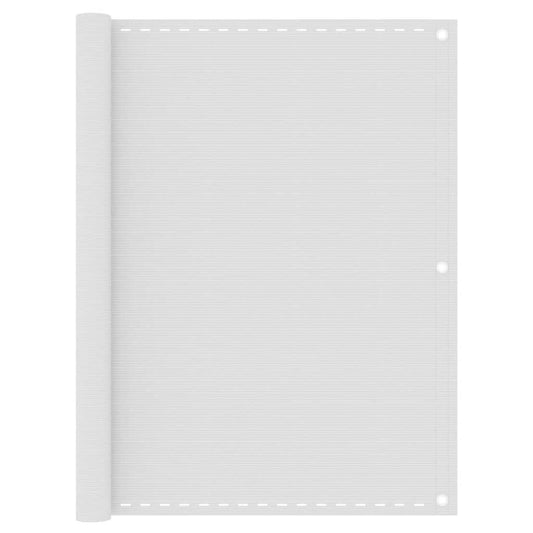 Vidaxl Toldo Para Balcón Hdpe Blanco 120x500 Cm_0