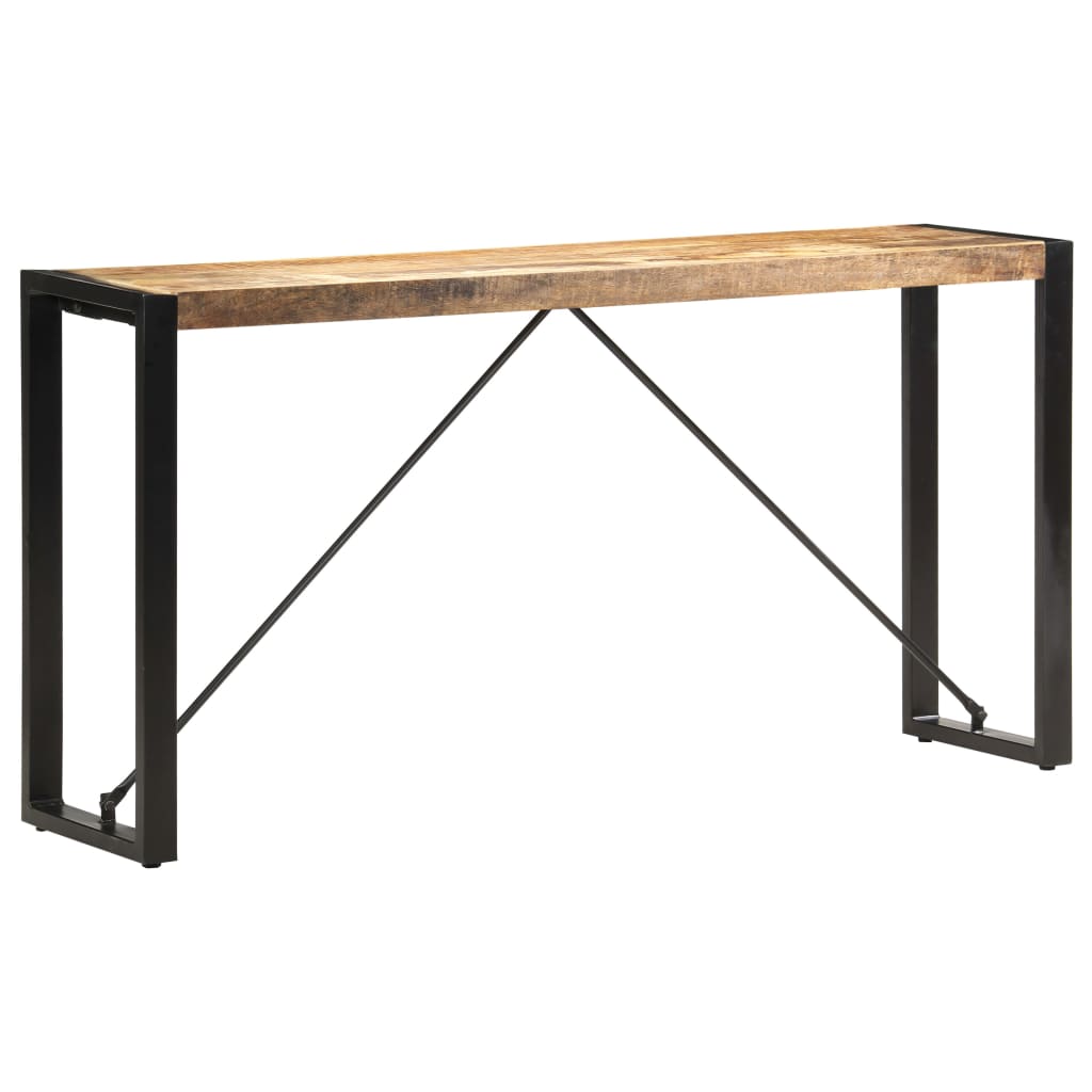 Mesa Consola De Madera Maciza De Mango 150x35x76 Cm_4