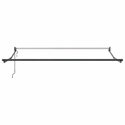 Toldo Retráctil Aluminio Y Tela Gris Antracita Y Blanco 3x2,5 M_4