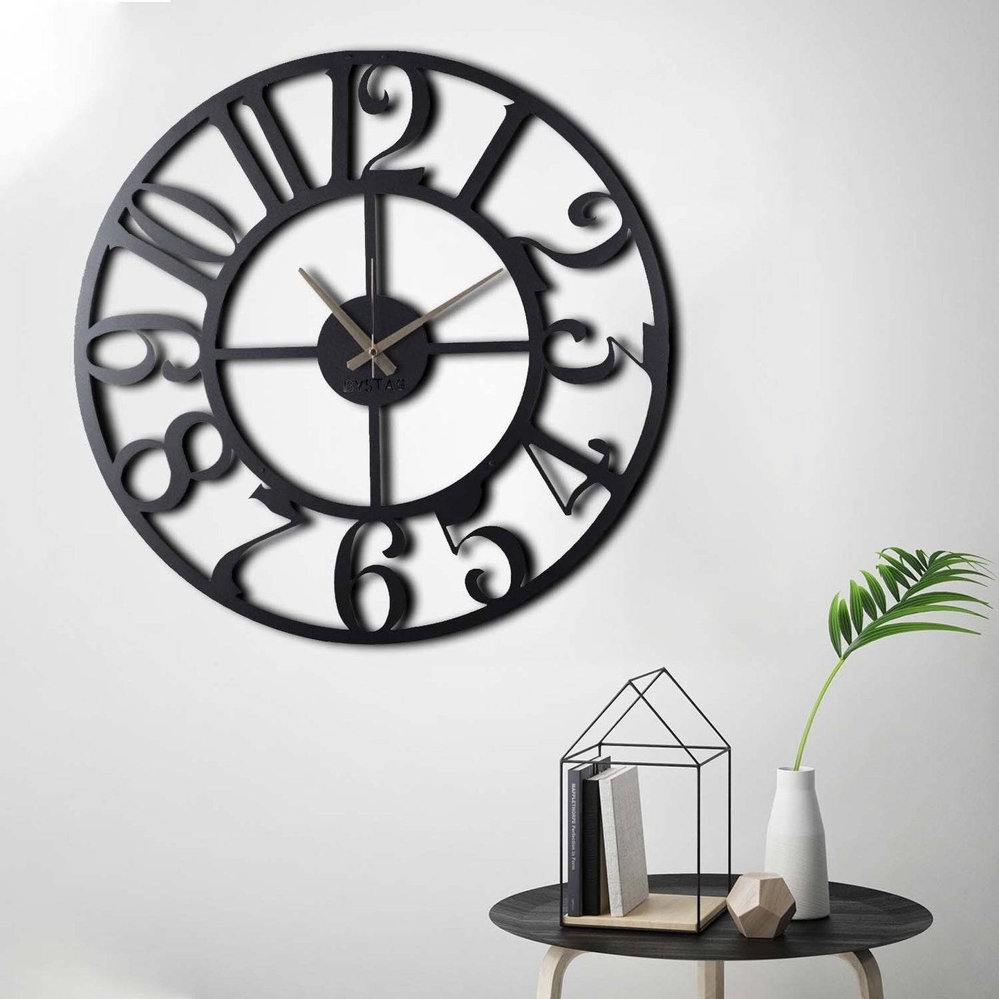 Reloj De Pared Metal Estilo Sencillo 70x70_2