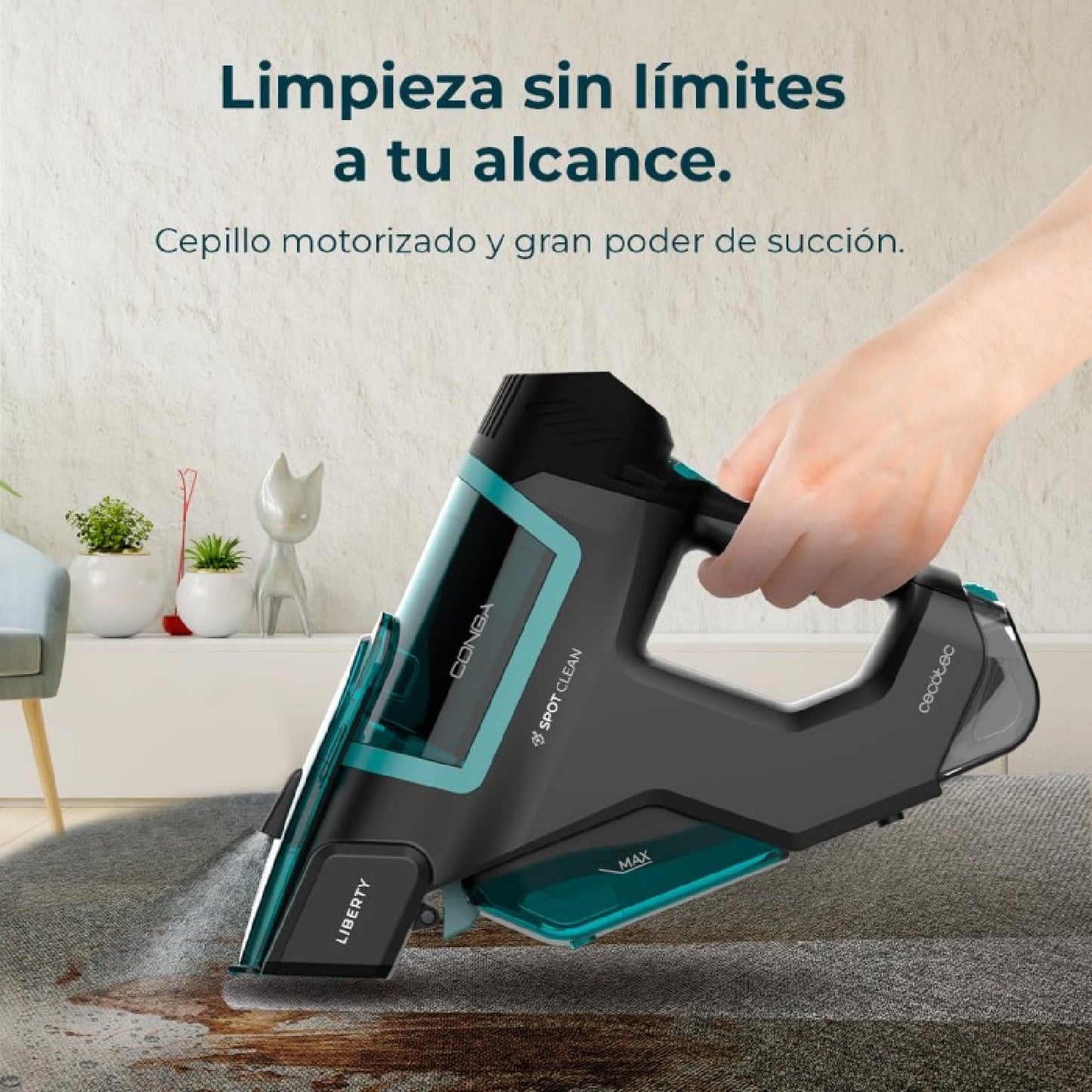 Cecotec Limpiatapicerías Mano Conga Hand Carpet&spot Clean 2500_3