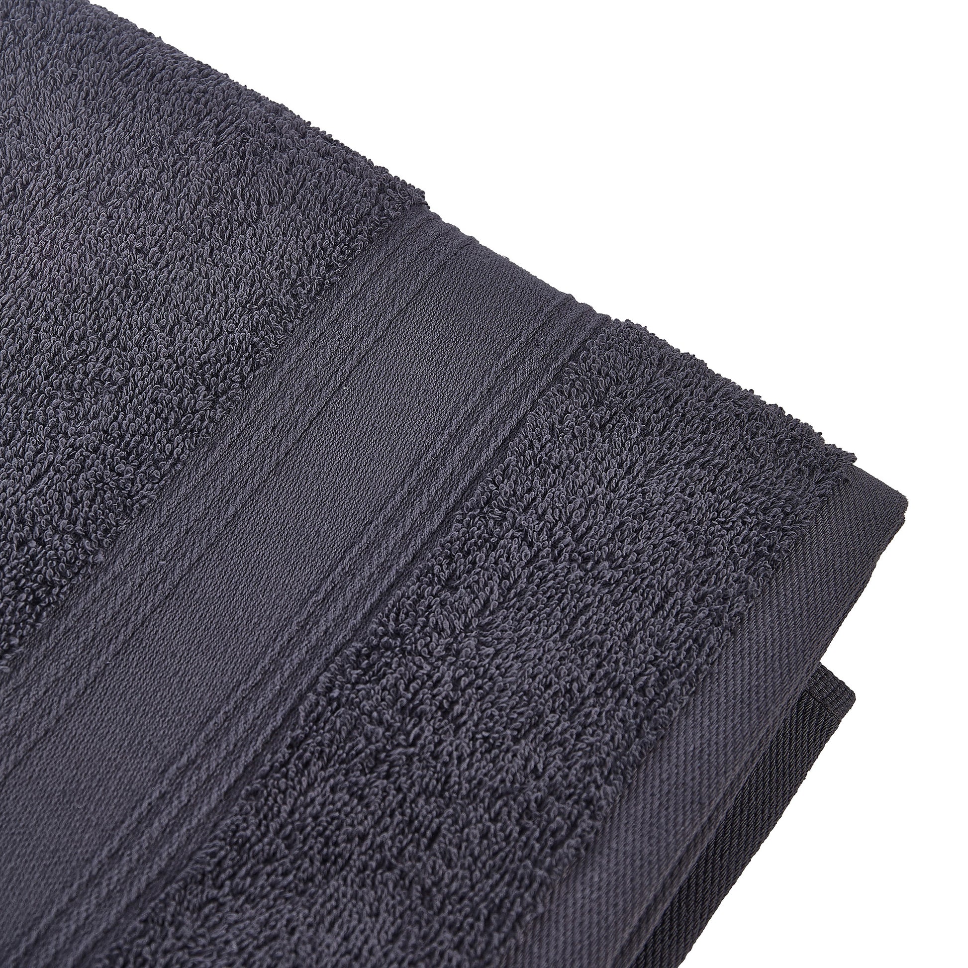 Toalla De Ducha 100% Algodón Gris Oscuro 140x70 Cm.