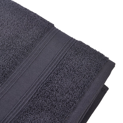 Toalla De Ducha 100% Algodón Gris Oscuro 140x70 Cm.