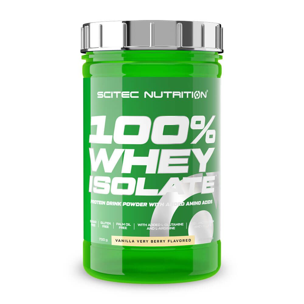 100% Whey Isolate - 700g - Vainilla Very Berry - Proteína De Aislado De Suero Isolate - Scitec Nutrition_0