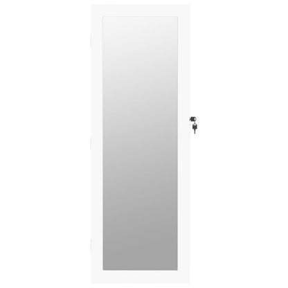 Vidaxl Espejo Con Joyero De Pared Blanco 37,5x10x106 Cm_3