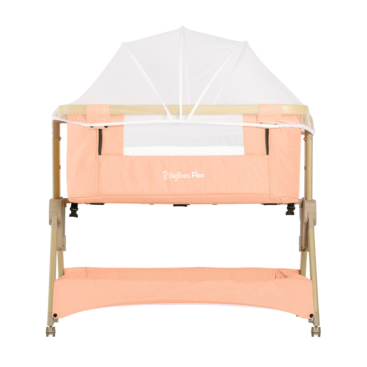 Minicuna De Colecho Plegable Bigtoes Flex Peach Deco_4