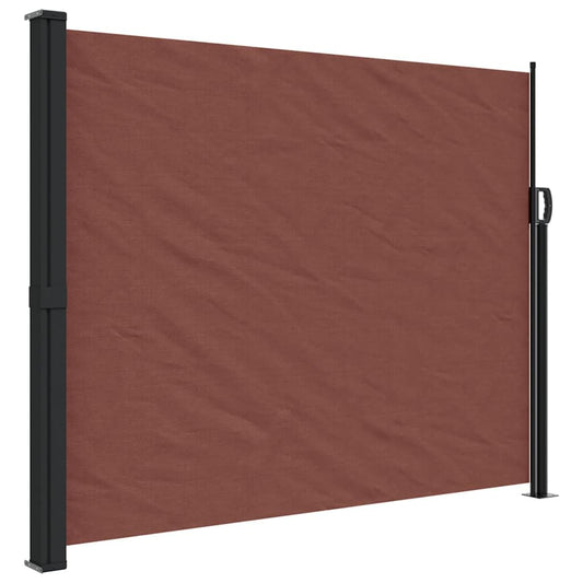 Vidaxl Toldo Lateral Retráctil Marrón 160x500 Cm_0