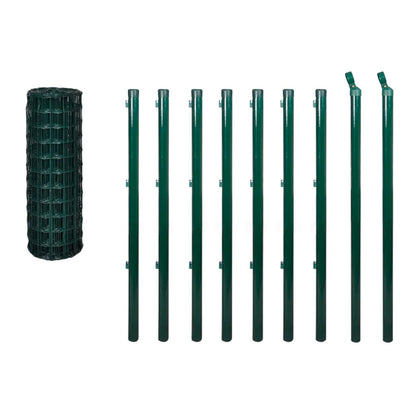 Set De Euro Valla Acero Verde 10x1,5 M / Vetonek_0