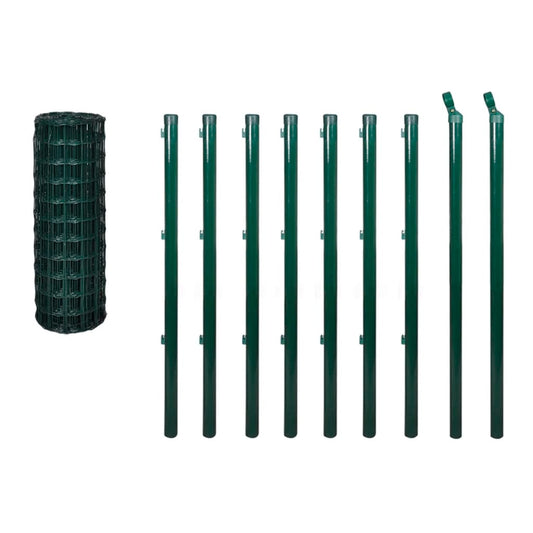 Set De Euro Valla Acero Verde 10x1,5 M / Vetonek_0