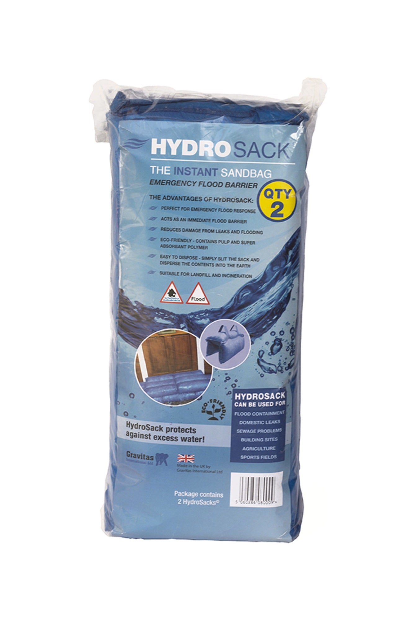 Hydrosack – Pack 2 Sacos Anti-inundación.