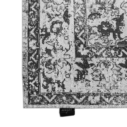 Dutch Lifestyle Alfombra Durban Genial Gris Y Negro 300x200 Cm_1