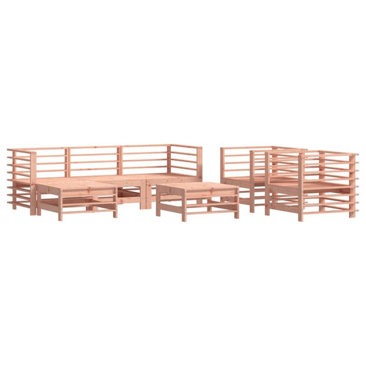 Vidaxl Juego De Muebles De Jardín 7 Pzas Madera Maciza Abeto Douglas_0