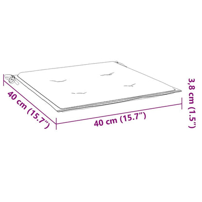 Vidaxl Cojines De Silla De Jardín 6 Uds Tela Oxford Taupé 40x40x4 Cm_2