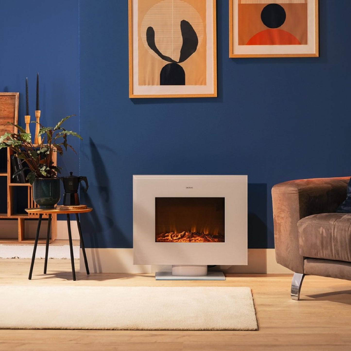 Cecotec Chimenea Eléctrica Readywarm 2700 Design Flames White_1