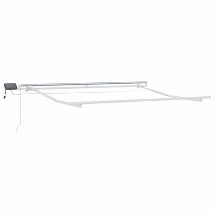 Toldo Retráctil Manual Con Led Antracita Y Blanco 300x250 Cm_4