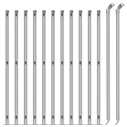 Cerca De Alambre Con Brida Plateada 1x25 M / Vetonek_2