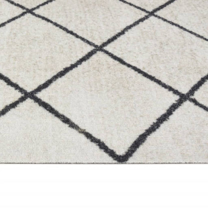 Vidaxl Alfombra De Cocina Lavable Terciopelo Cuadrados 60x300 Cm_3