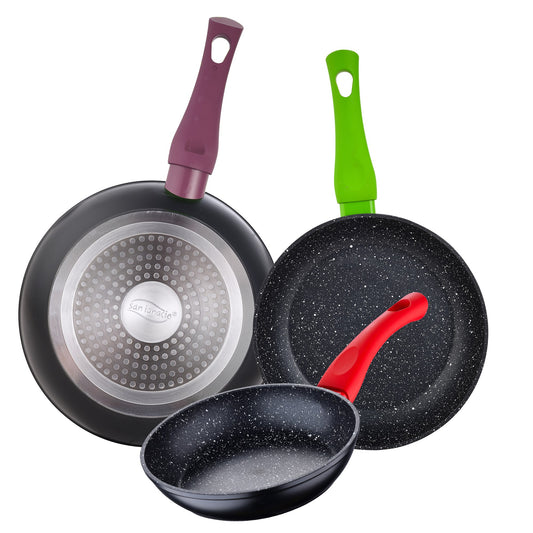 Juego De 3 Sartenes 18/22/26 Cm San Ignacio Colección Jolie