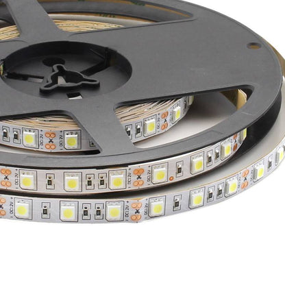 Tira Led Monocolor Hq Smd5050, Dc12v, 5m (60 Led/m), 72w, Ip20, Blanco Frío_1