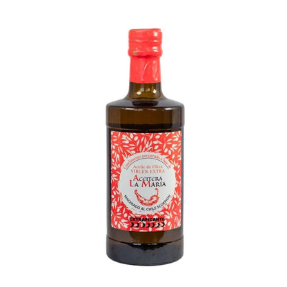 Aceite De Oliva Virgen Extra Macerado Al Chile Scorpion Extra Picante 50 Cl Cristal_0