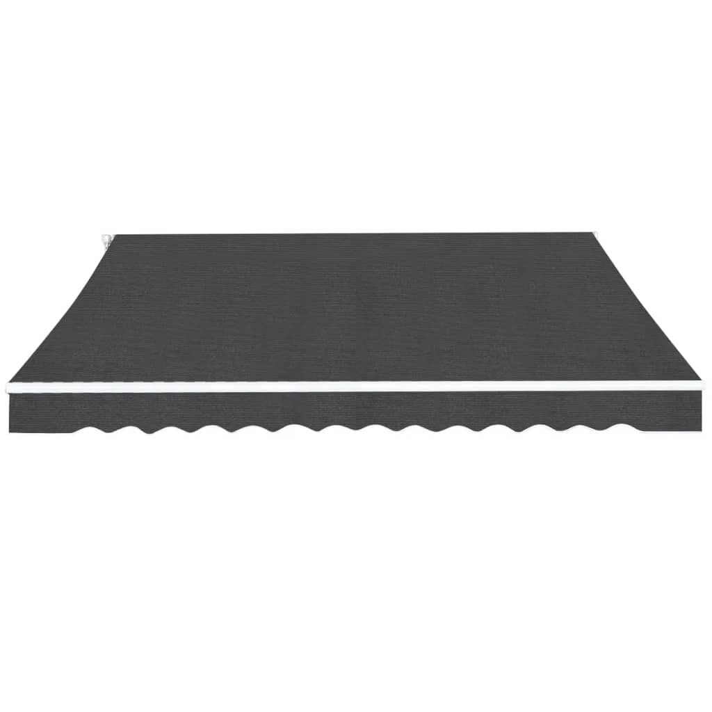 Vidaxl Toldo Plegable De Operación Manual 400 Cm Antracita_1