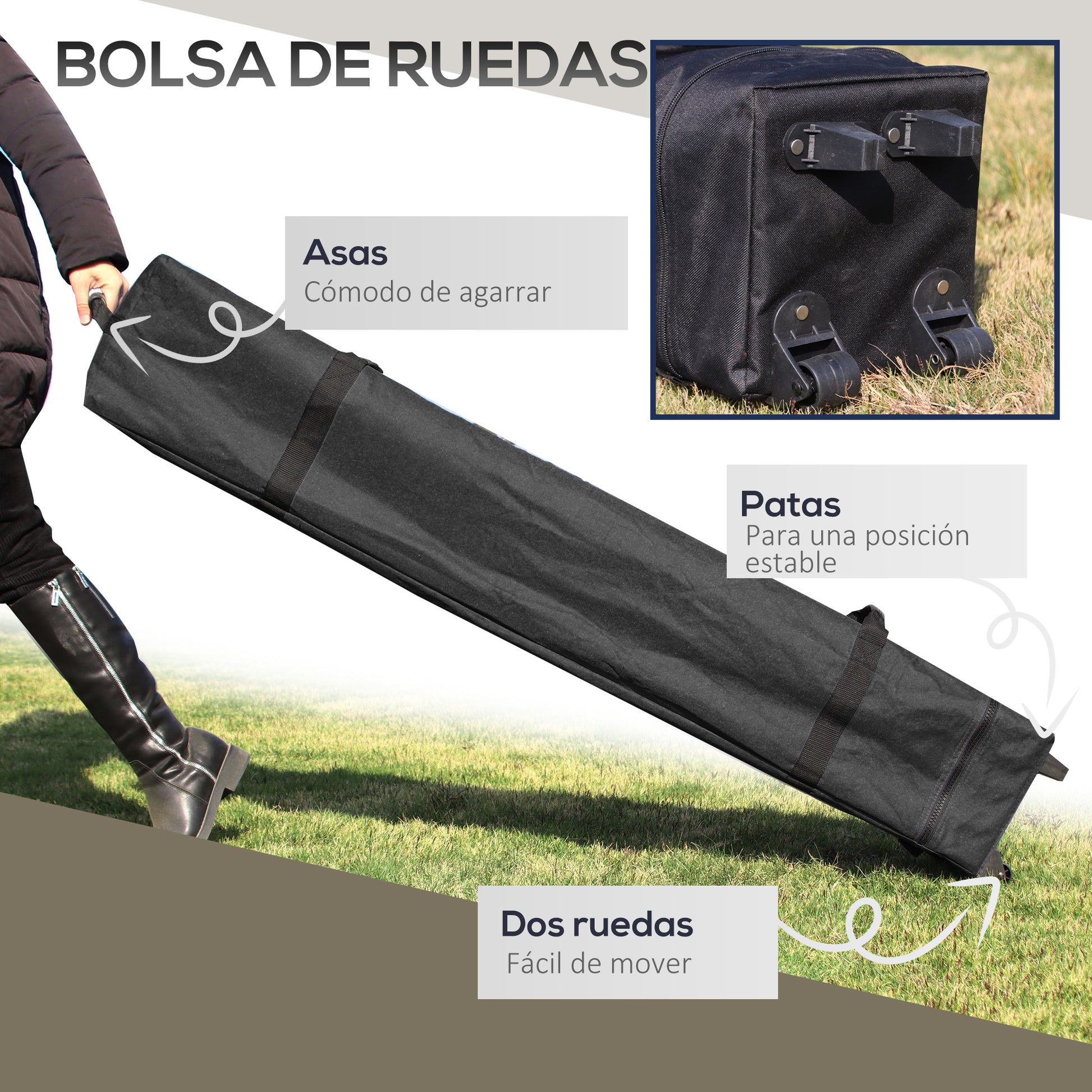 Outsunny Carpa Plegable Pop-up 4x4x2_3