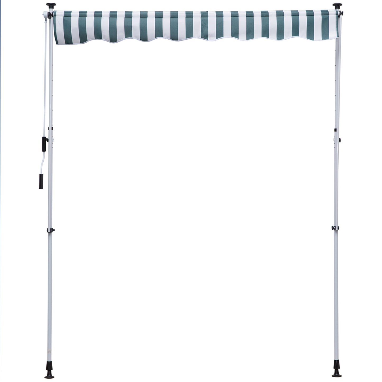 Outsunny Toldo Manual Retráctil Altura Ajustable Con Manivela 170-280 Cm_4