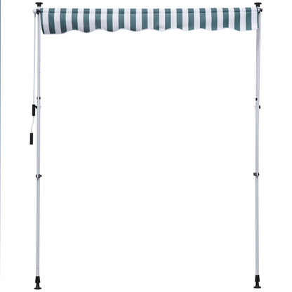 Outsunny Toldo Manual Retráctil Altura Ajustable Con Manivela 170-280 Cm_4