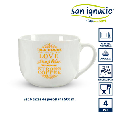 Tazon Asa Coffee Oro 4 Mod Surtido Colección Vessia_1