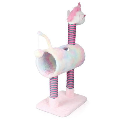 Pets Collection Rascador Para Gatos Unicorn Rosa 40x30x85 Cm_3