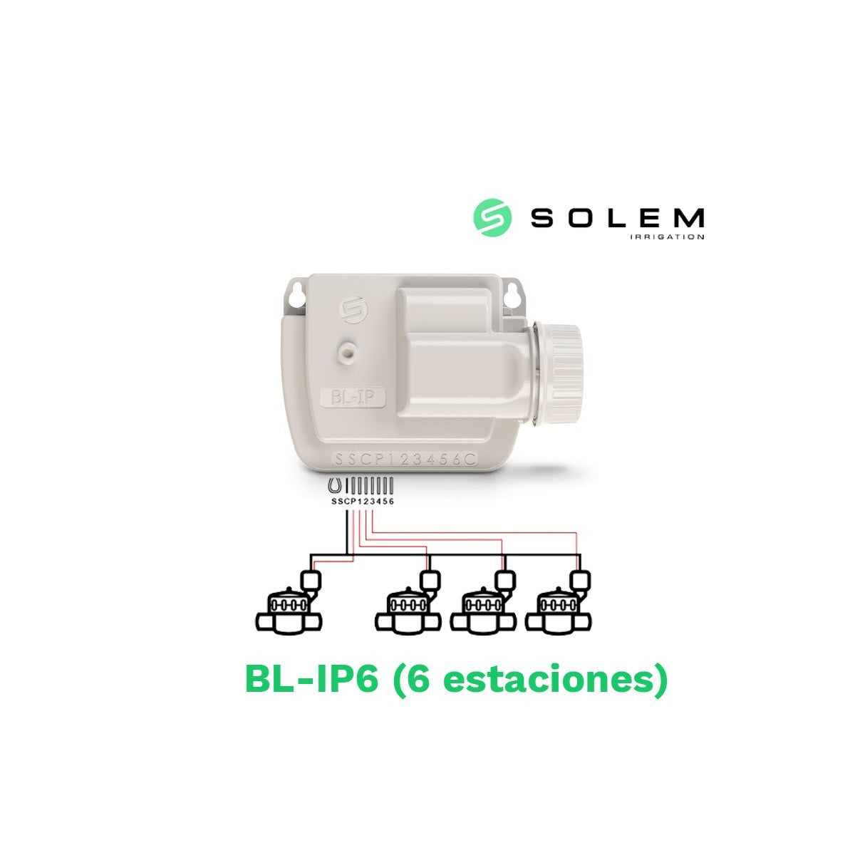 Modulo Solem Bt 6 Estaciones 9v - Control Bluetooth Para Riego Automático_1