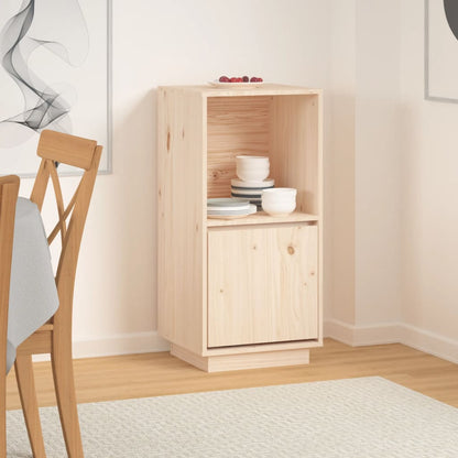 Aparador De Madera Maciza De Pino 38x35x80 Cm / Vetonek_3