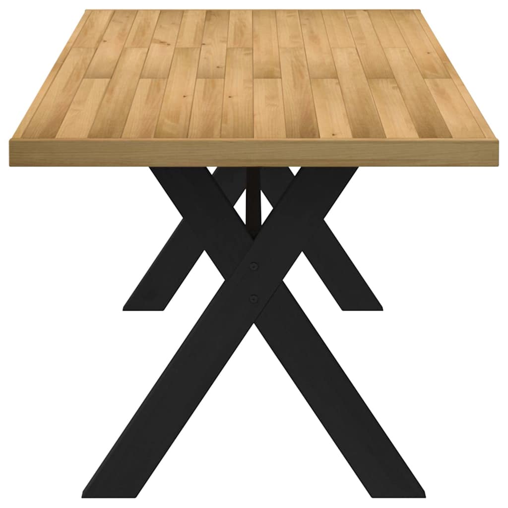 Mesa Comedor Noain Patas Forma X Madera Maciza Pino 180x90x75cm_2