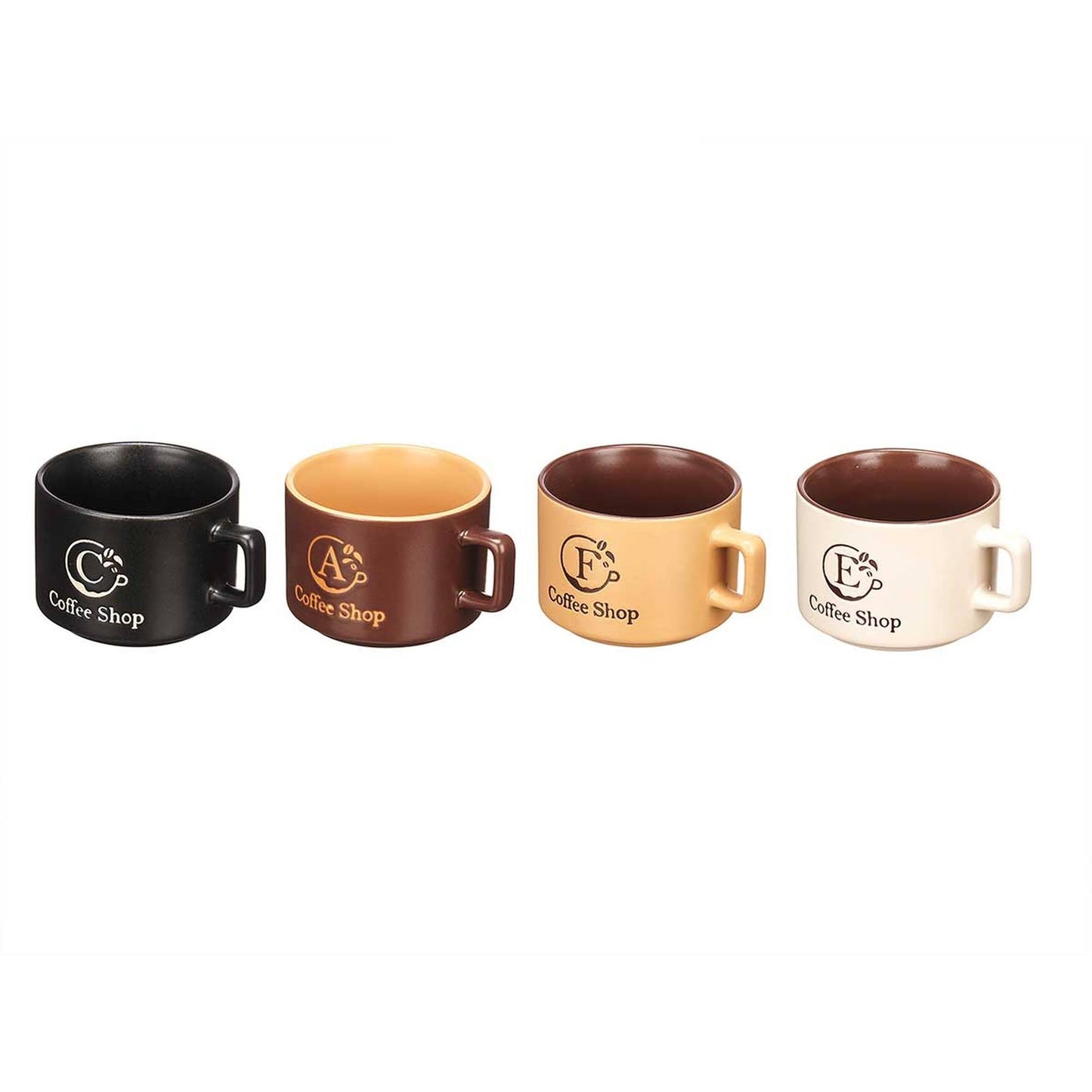 Set 4 Tazas 180 Ml Soporte Surt 4 Colore Colección Vessia_2