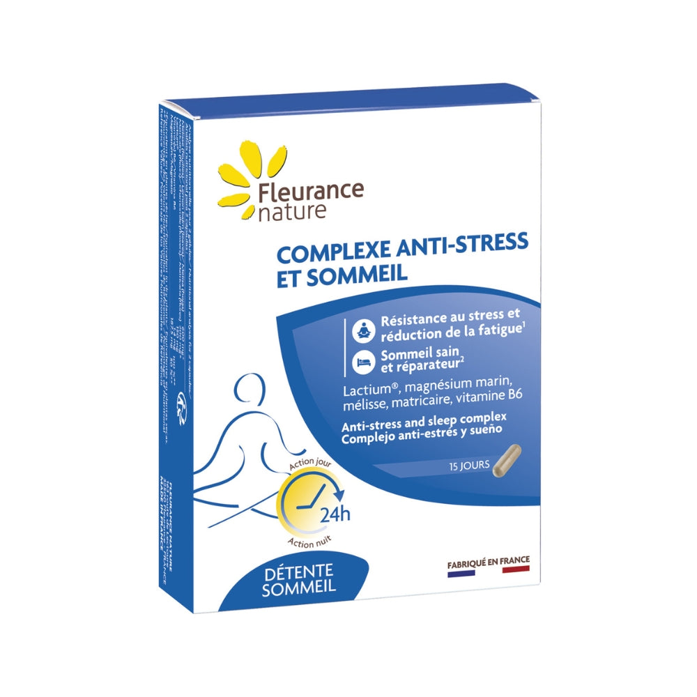 Complejo Antiestrés Y Sueño Fleurance Nature 30 Cápsulas_0
