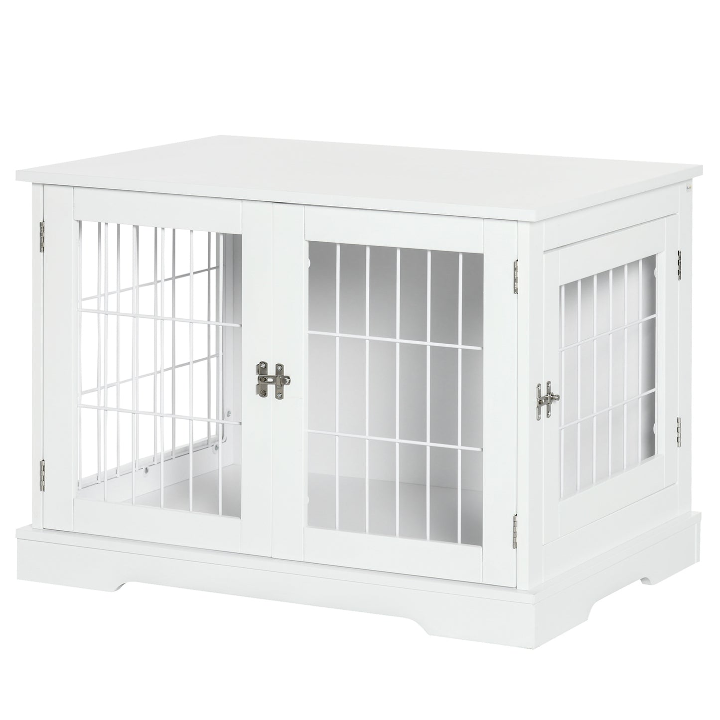 Pawhut Jaula Para Perros De Madera 76x54,5x56 Cm Superficie De Mesa_0