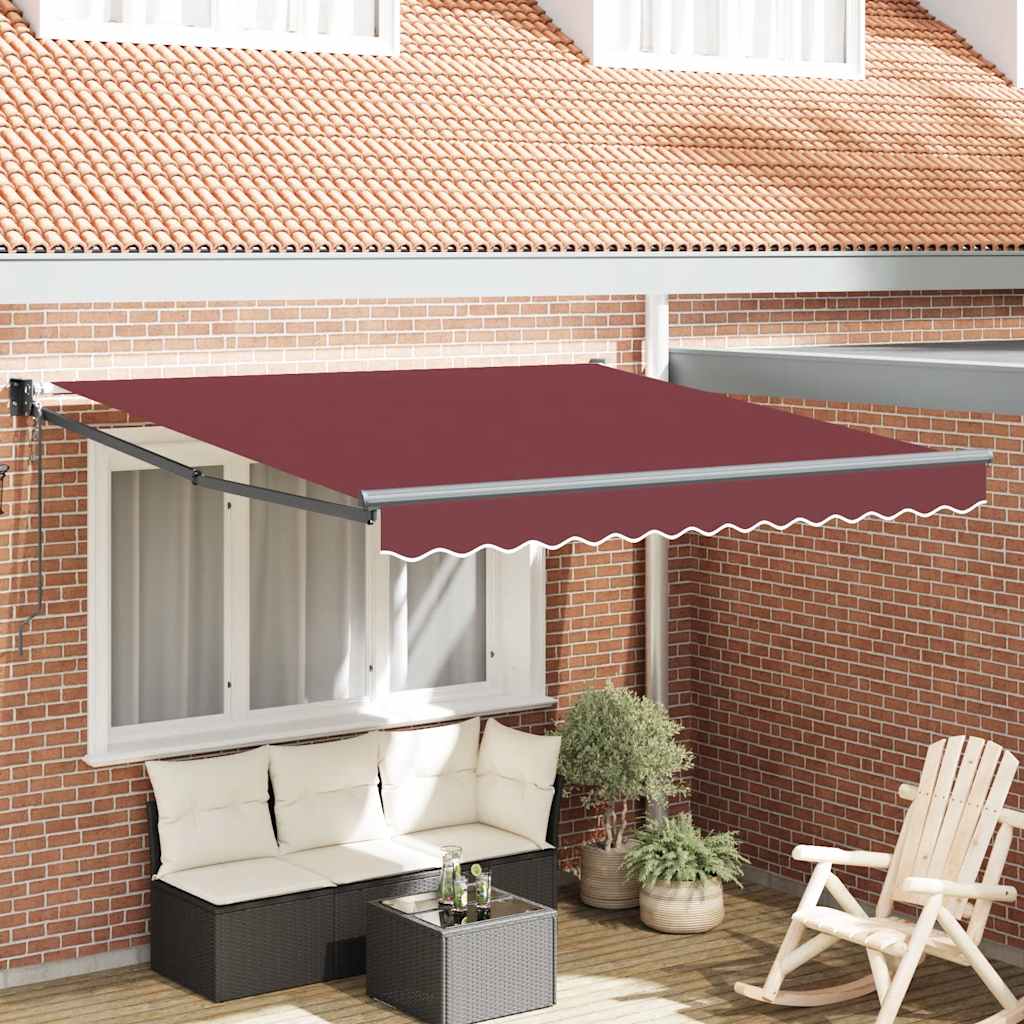 Toldo Retráctil Automático Burdeos 300x250 Cm_1
