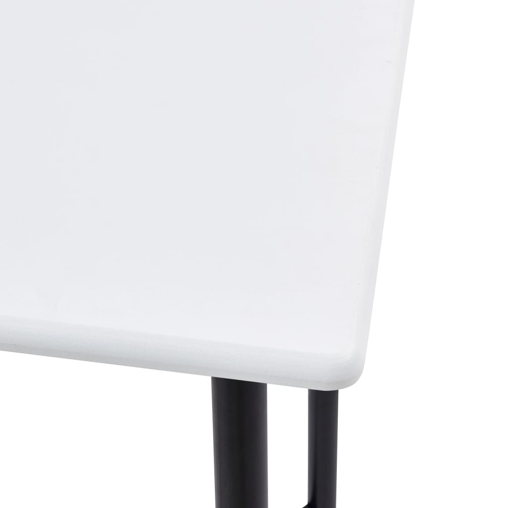 Mesa Alta De Cocina Mdf Blanco 60x60x111 Cm_2
