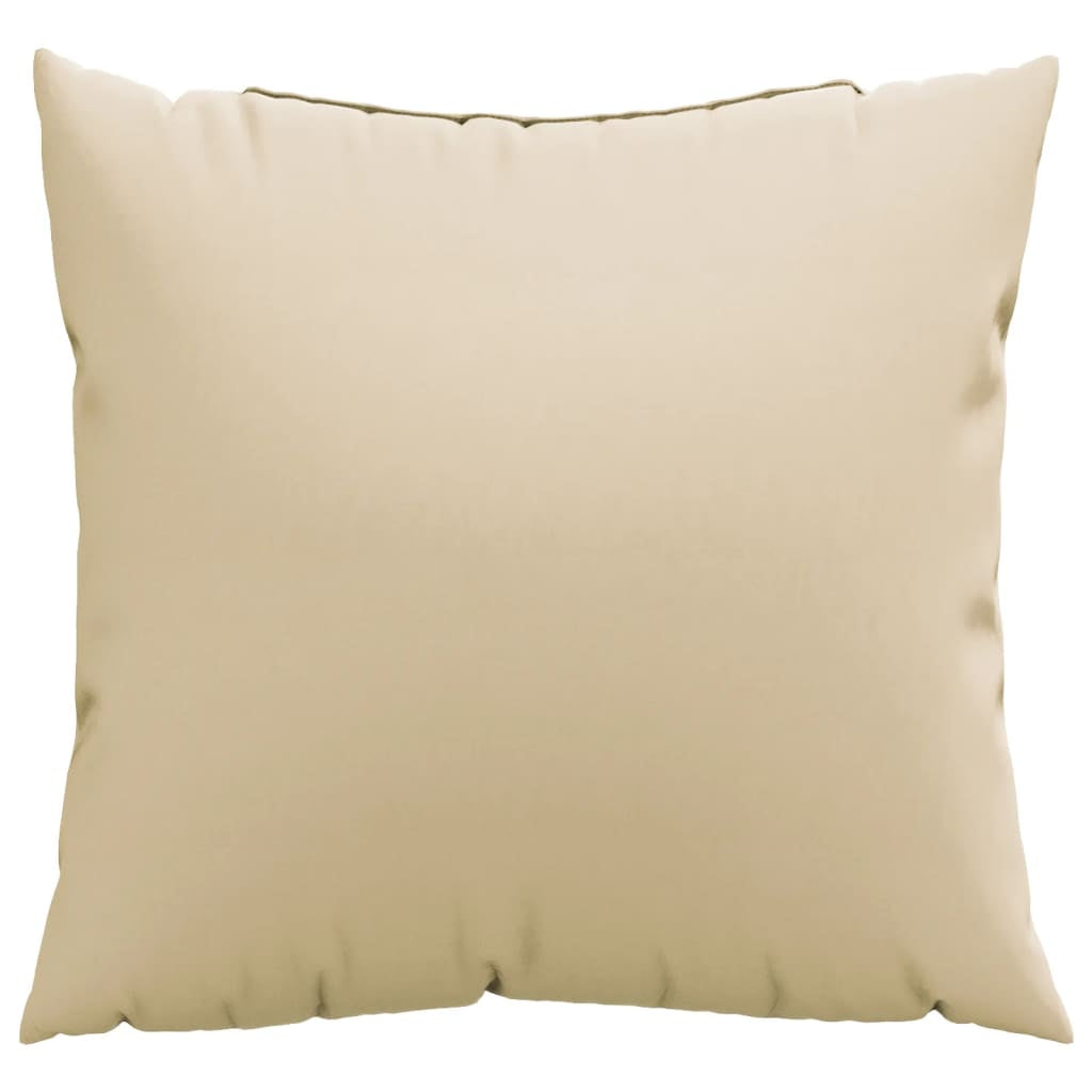 Vidaxl Cojines Decorativos 4 Uds Tela Beige 60x60 Cm_0