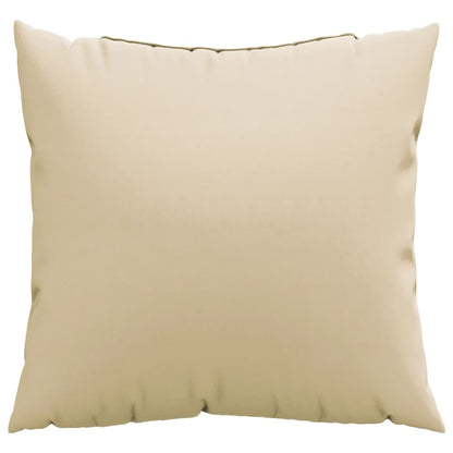 Vidaxl Cojines Decorativos 4 Uds Tela Beige 60x60 Cm_0