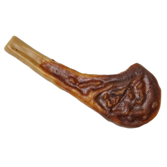 1kg Snacks Barbacoa Para Perro, Sin Gluten, Bajo En Grasa. Forma De Chuleta, 21u Aprox_0