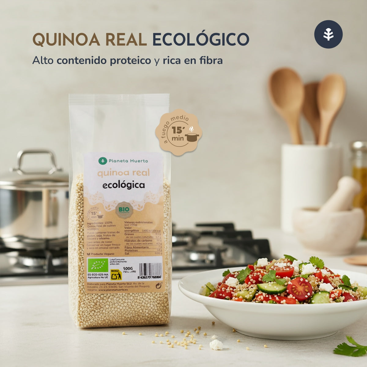 Quinoa Real  ECO Planeta Huerto 2,5 kg