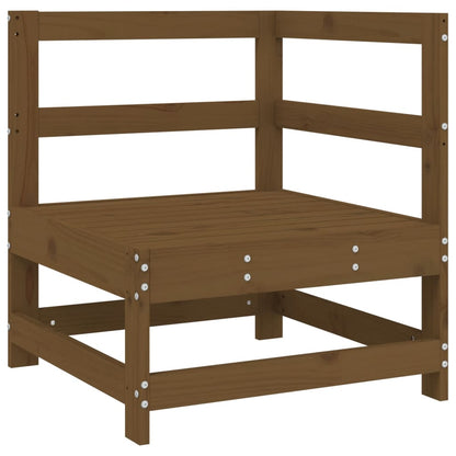 Vidaxl Juego De Sofás De Jardín 5 Pzas Madera Maciza Pino Marrón Miel_3