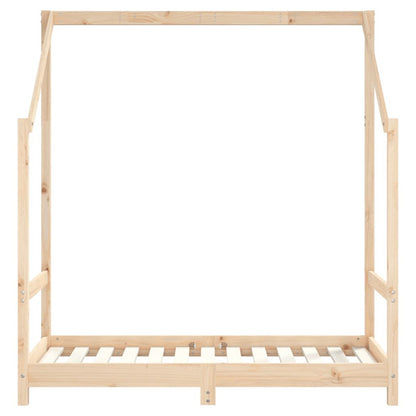 Vidaxl Estructura De Cama Deniños Madera Maciza De Pino 2x(70x140) Cm_5