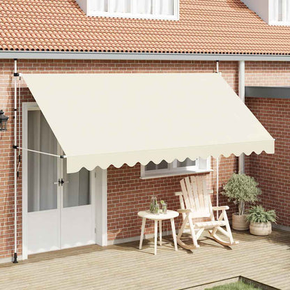 Toldo Retráctil De Operación Manual 400 Cm Crema_1