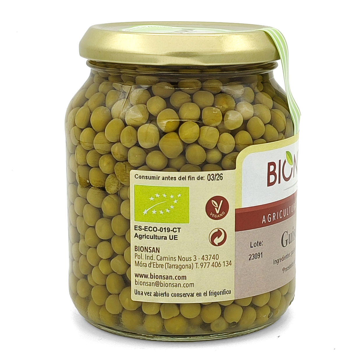 Guisantes En Conserva Eco Bionsan 320gr_2