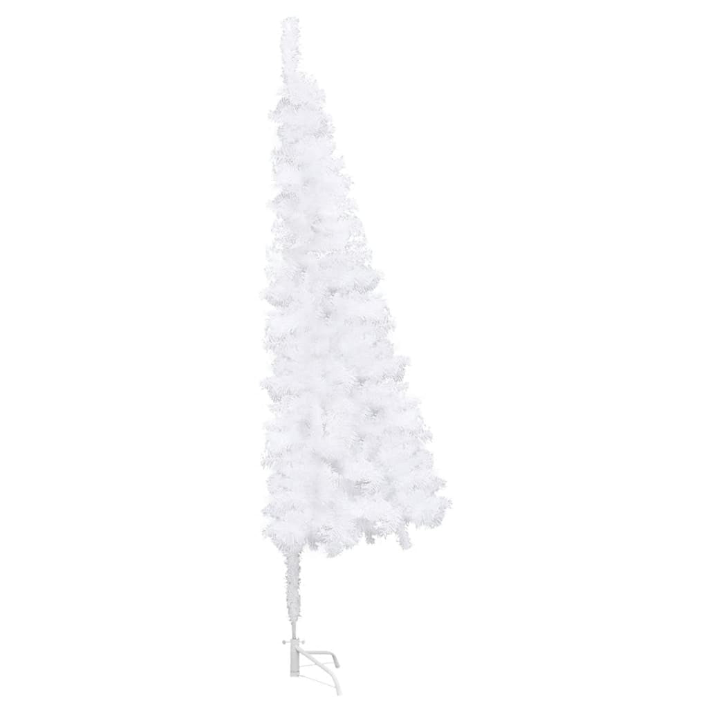 Vidaxl Árbol De Navidad Artificial De Esquina Blanco 120 Cm Pvc_3