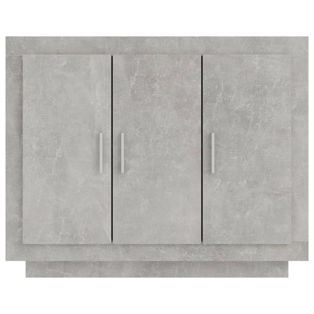 Aparador De Madera Contrachapada Gris Hormigón 92x35x75 Cm / Vetonek_0